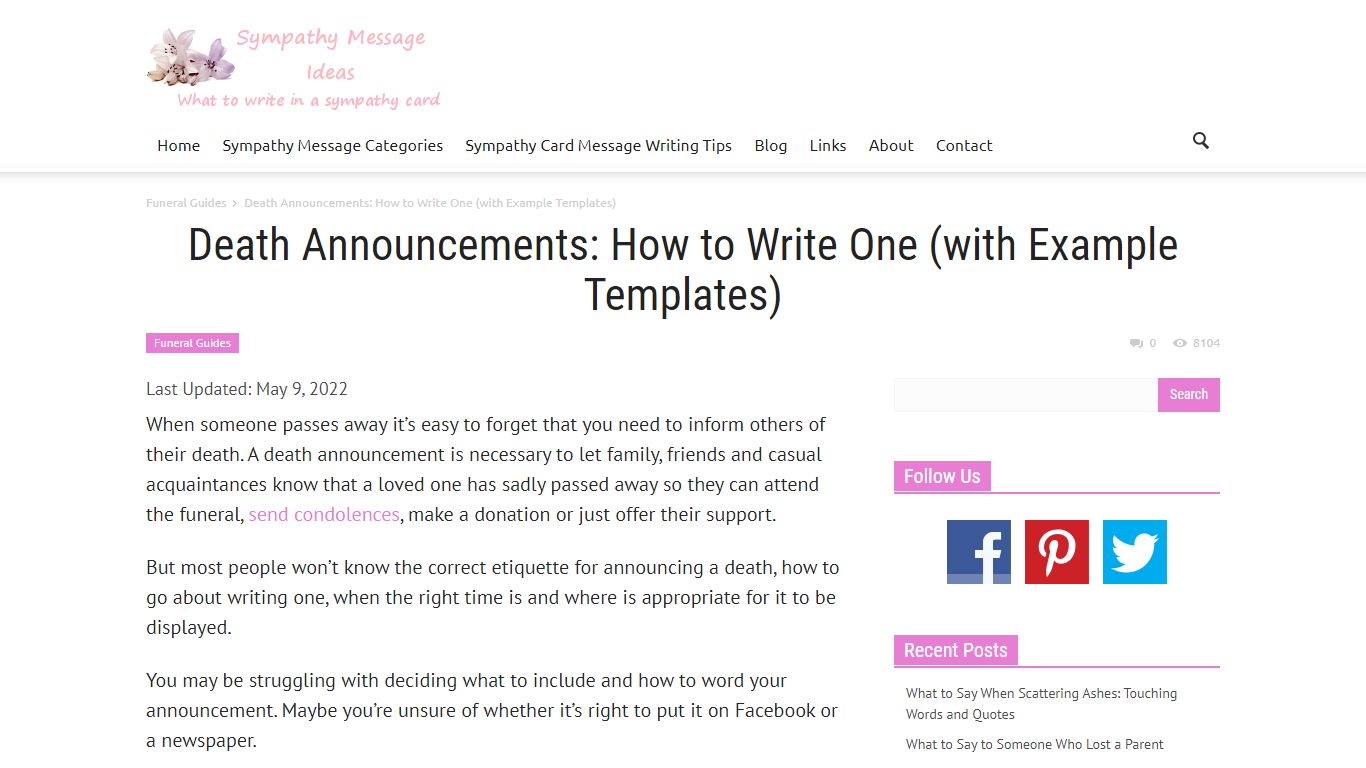 Death Announcements: How to Write One (with Example Templates)